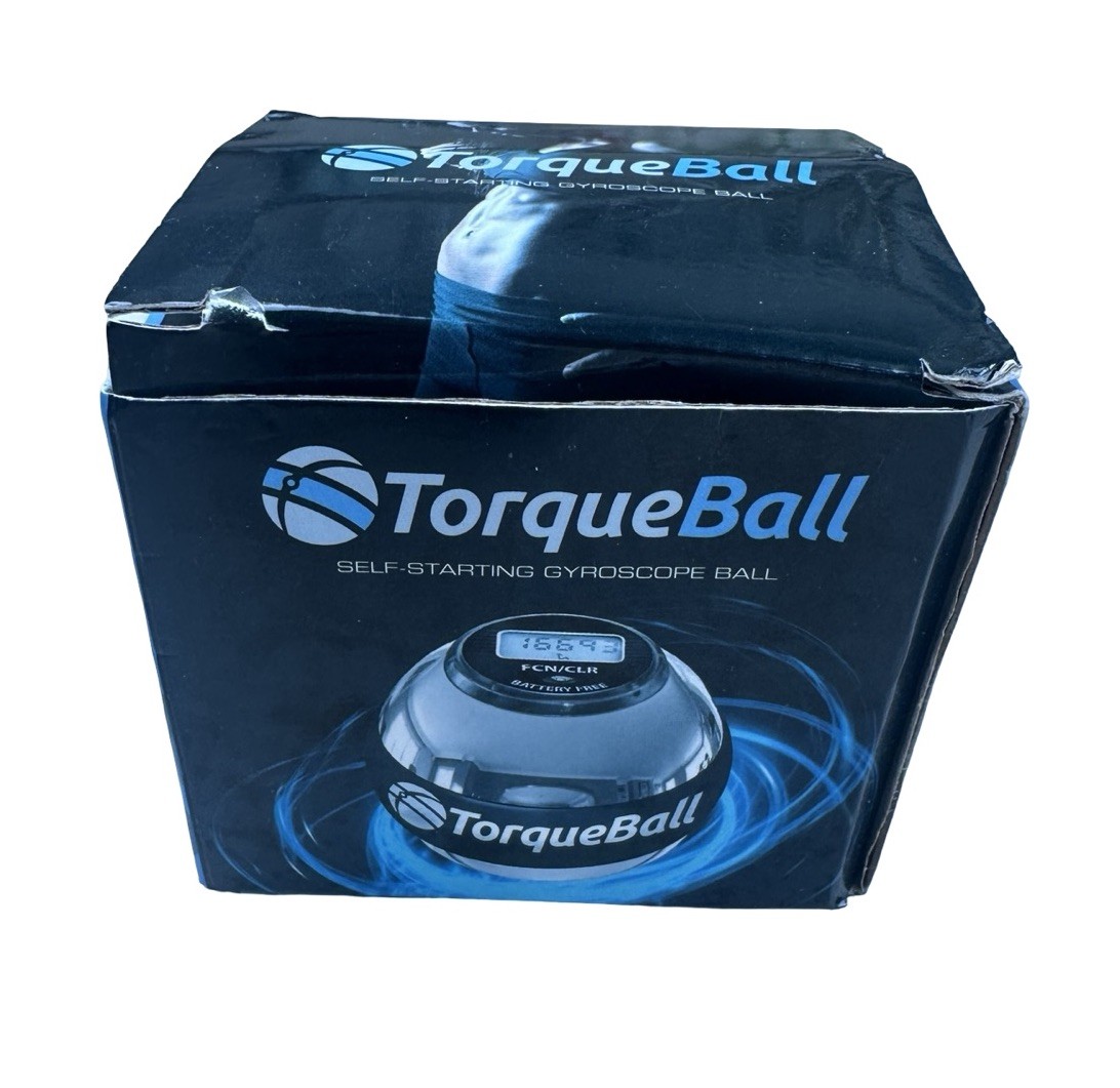 Torque Ball Hand Exerciser, Gyro Ball, Auto-Start Gyroscopic Wrist Trainer NIB