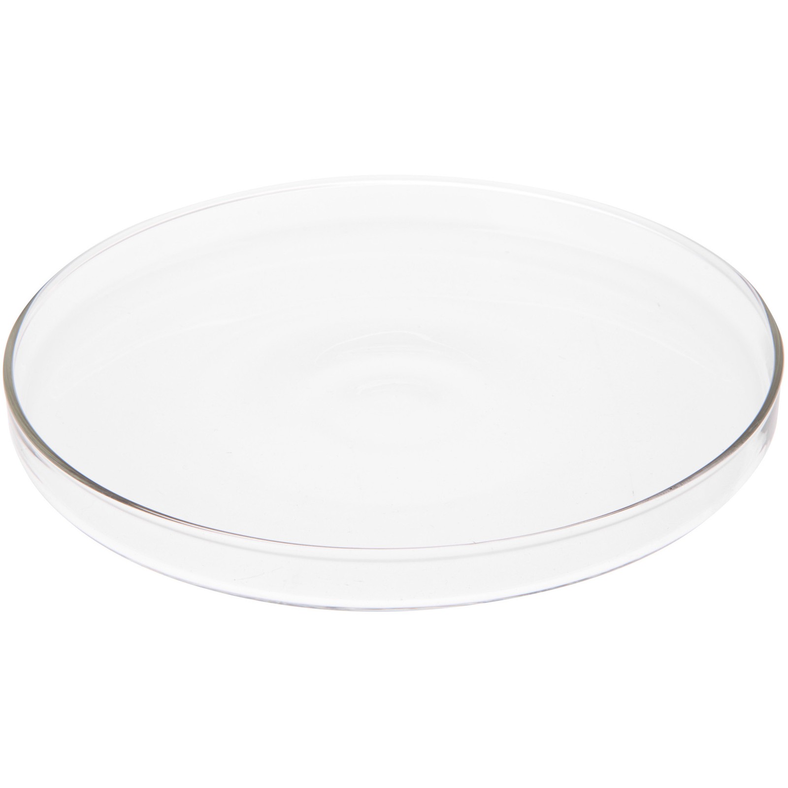 Plymor 5.5" x 5.5" Round Glass Display Tray