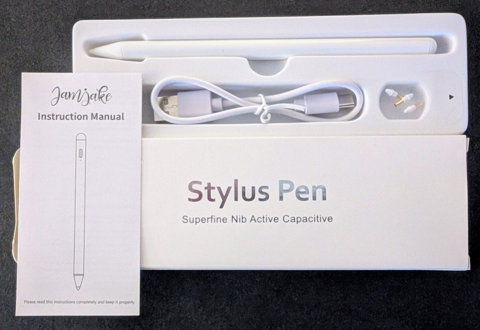 Active Stylus Pen for iPad 2018–2025 | USB-C Charge | Open Box - Superfine Nib