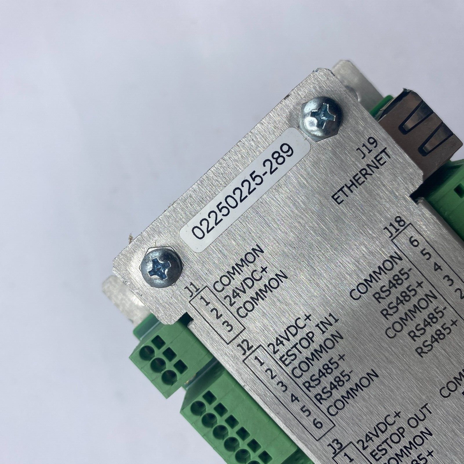 SULLAIR INTERFACE CONTROL BOARD 02250225-289 ETHERNET J19 COMMON 24VDC 🎯