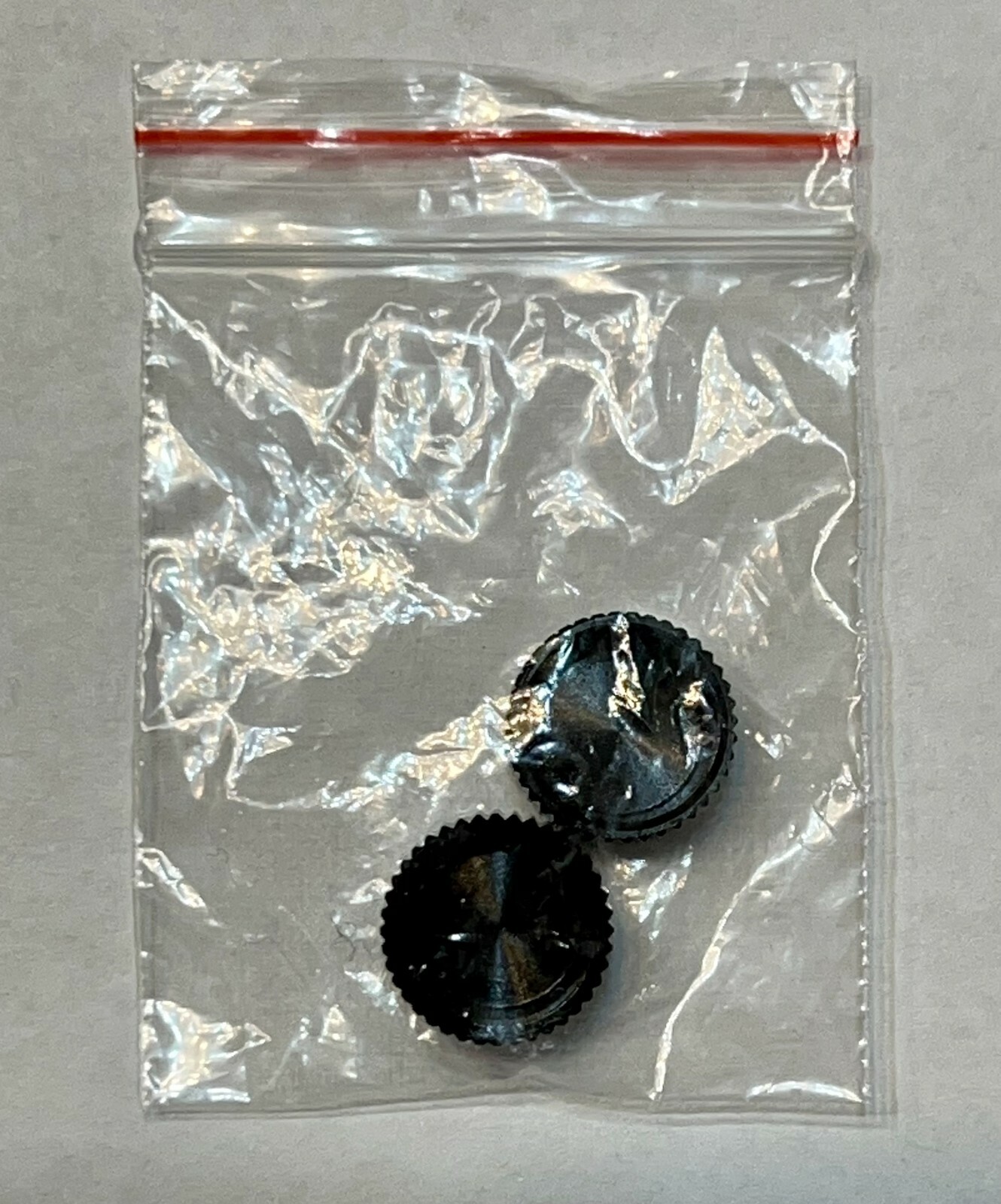 TWO BLACK WINDAGE TURRET REPLACEMENT CAPS FOR ROMEO 4/5 & Holosun RED DOT