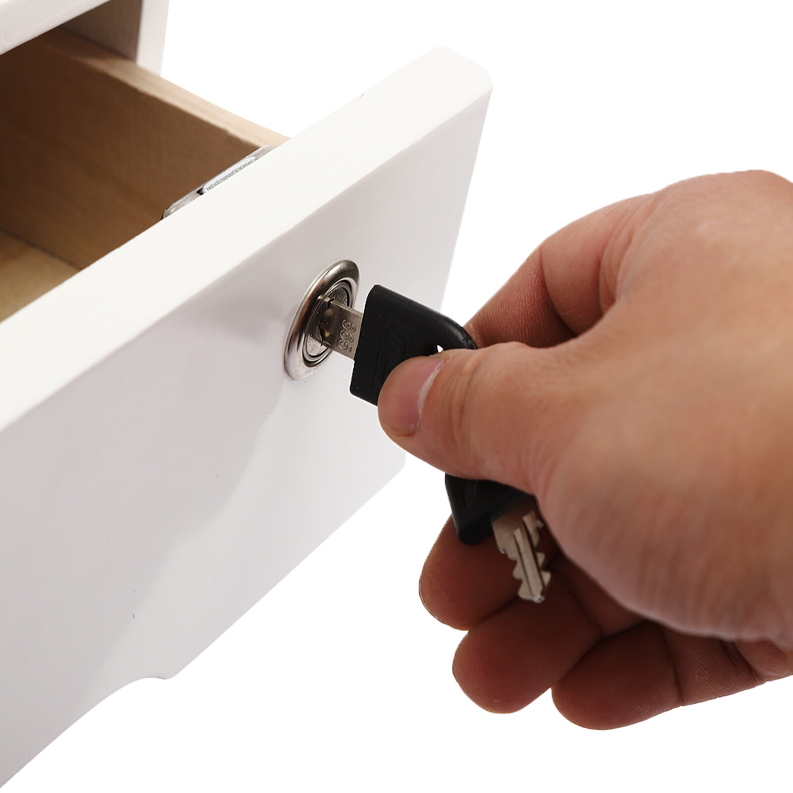 Desktop Storage Box, Desktop Storage Box with Lockable Drawer, Drawer Organizer