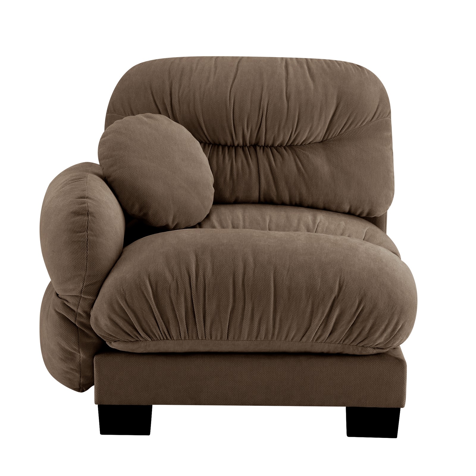 Flora Sofa LSF Chenille -Brown