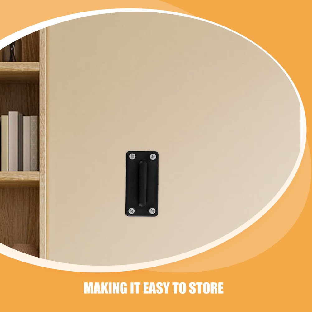 2 Sets ABS Retractable Belt Barrier Wall Mount Clips for Home Use