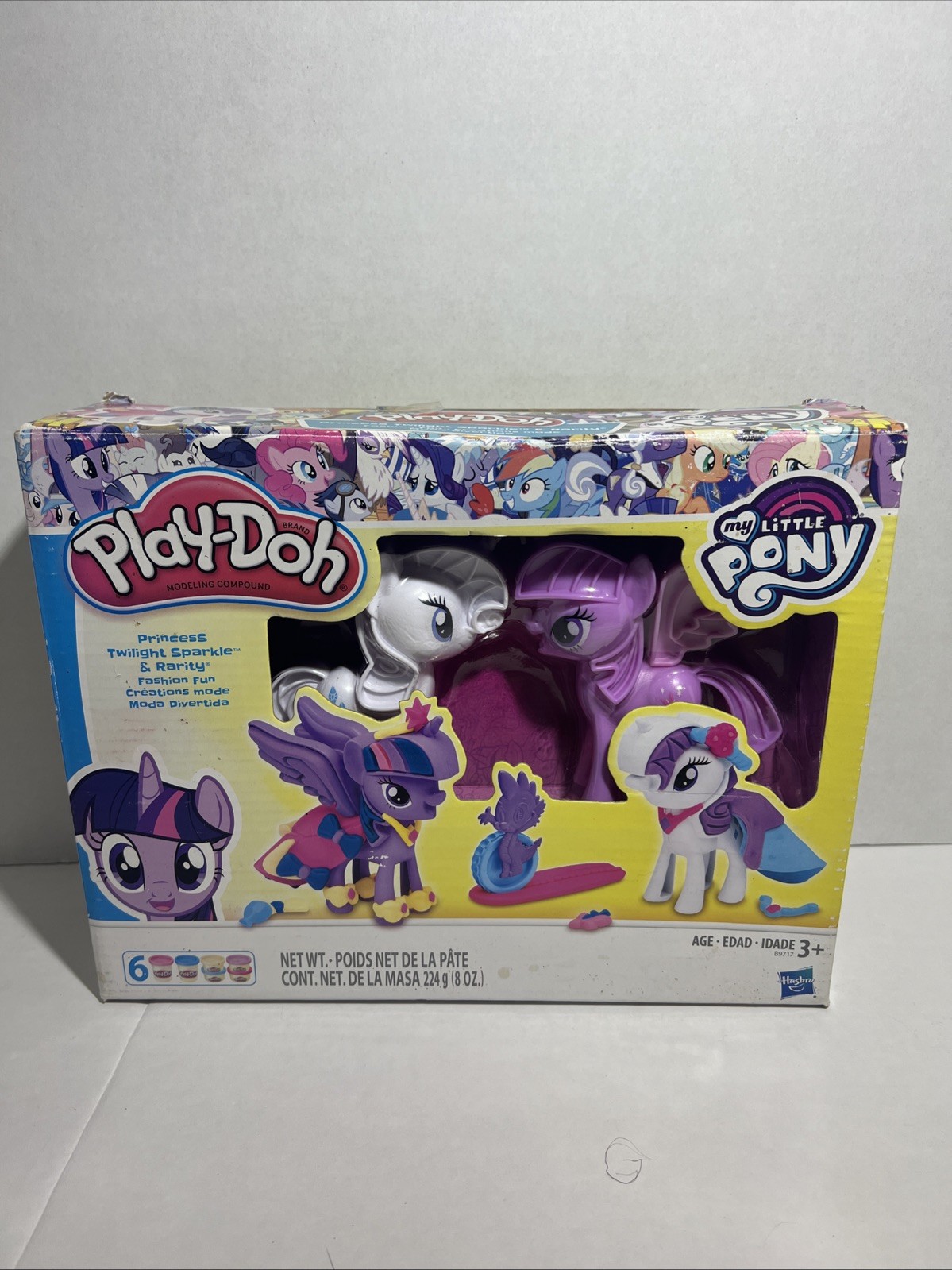 Play-Doh My Little Pony Princess Twilight Sparkle & Rarity Fashion, Free QuikShp