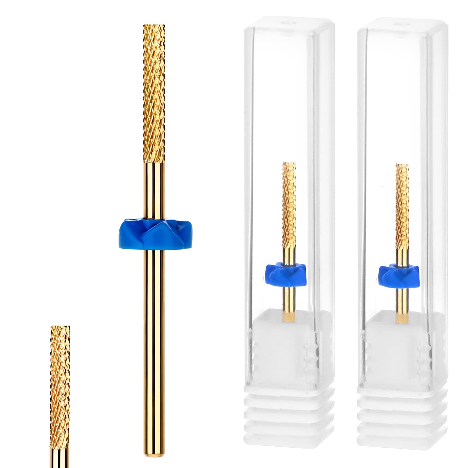 2 Pcs Cuticle Carbide Nail Drill Bit Safety Cuticle Remover Drill Bits Profes...
