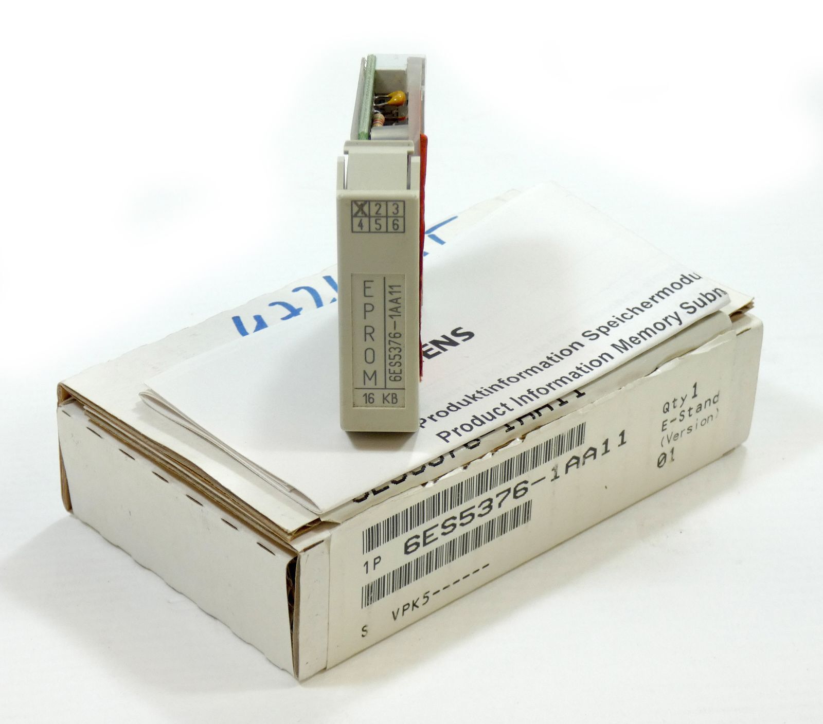 Siemens Simatic S5 6ES5 376-1AA11 E:01 Memory Module -Unused/Original Packaging-
