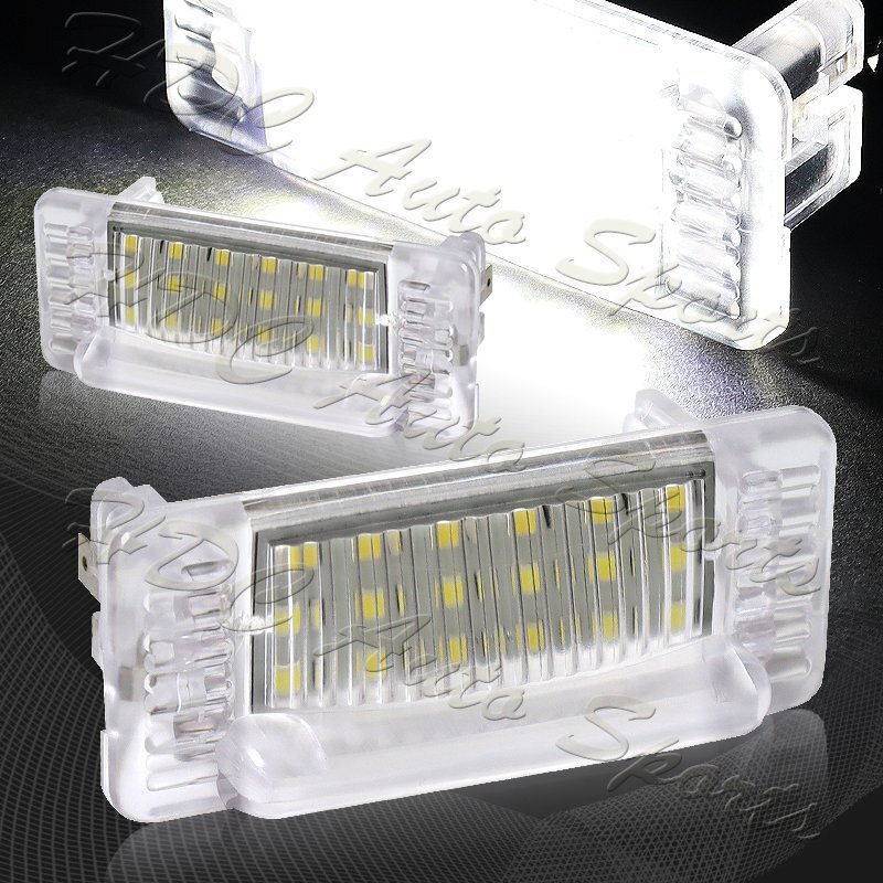 For Mercedes Dodge Sprinter 2500 3500 White LED 6000K License Plate Lights 2pcs