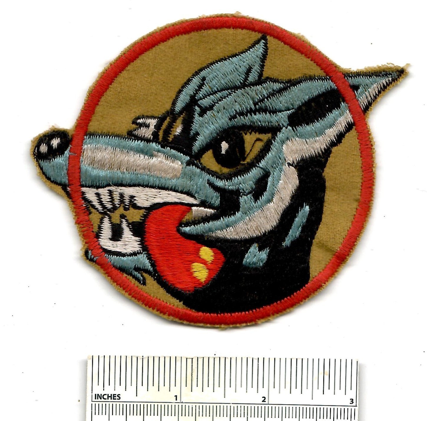 WW2 WOLVES 551st BOMB Squadron WWII US Army Air Force USAAF Shoulder Patch Wolf