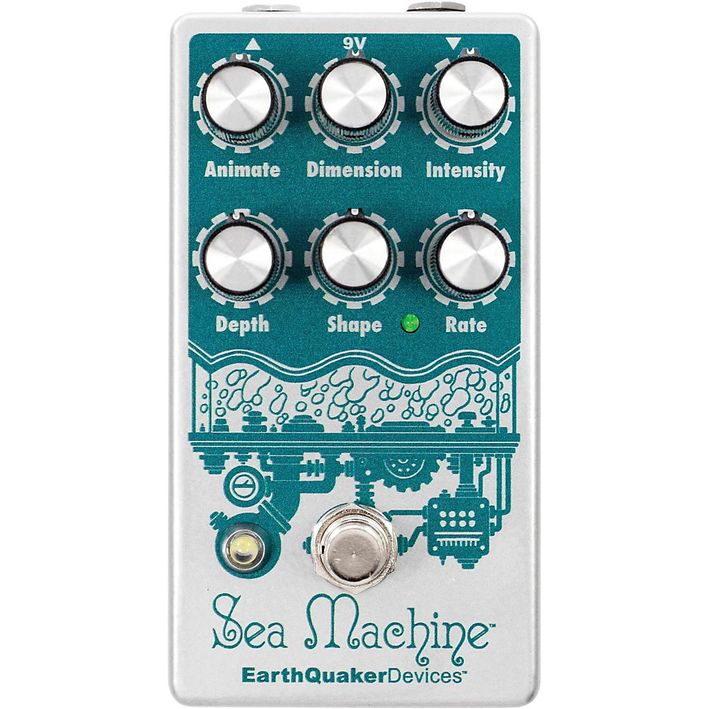 EarthQuaker Devices Sea Machine Super Chorus Guitar Effects Pedal v3
