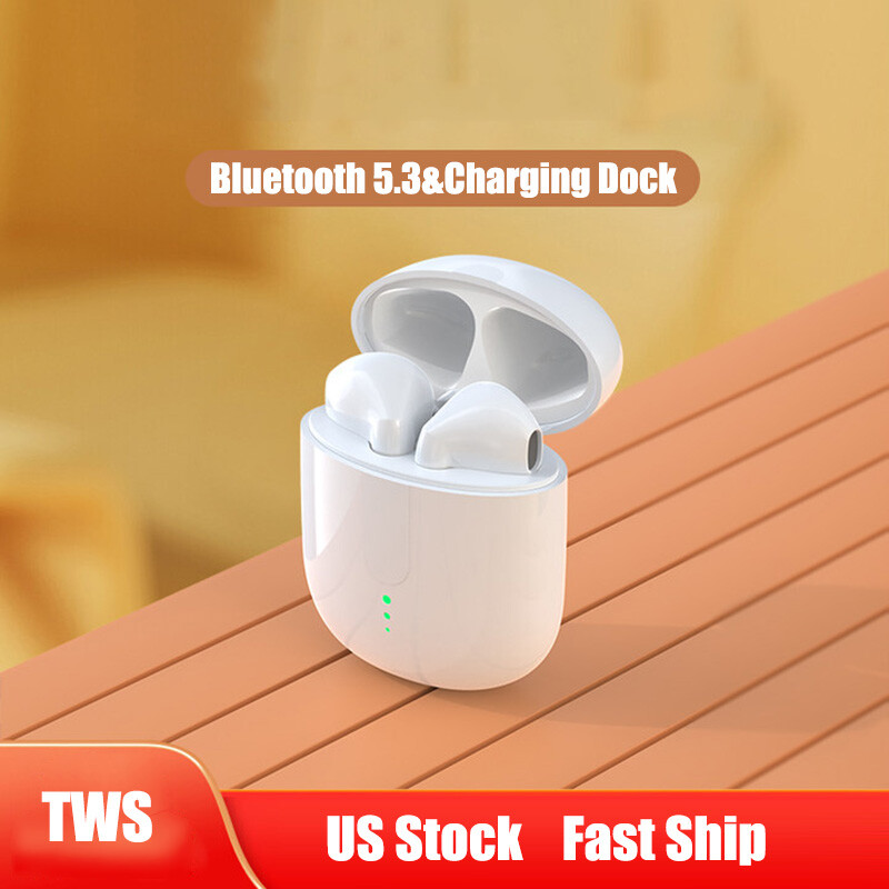 Earbuds Headsets Bluetooth V5.3 Headphone for iPhone 15/Android Nosie Cancelling