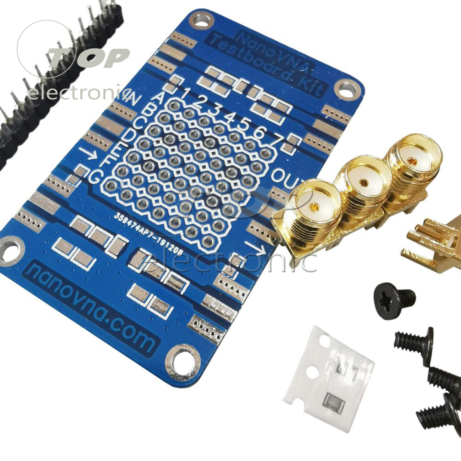 NanoVNA Testboard Kit Tool Durable Accurate Network VNA Analysis Test Demo Board