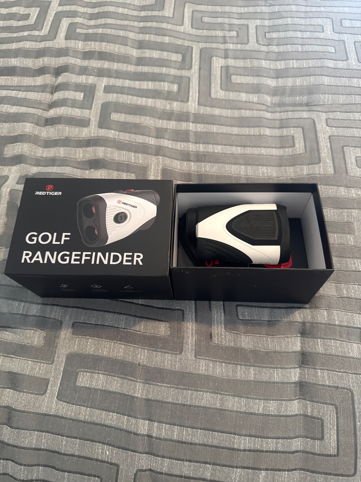 Red tiger Golf Rangefinder With Slope Compensation - Grey