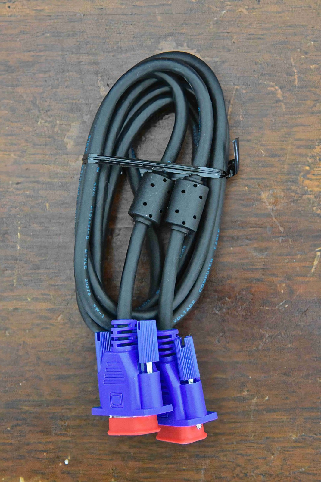 Heavy Duty VGA Cable 6ft Male to Male SVGA Monitor Cord Computer 1080p Video