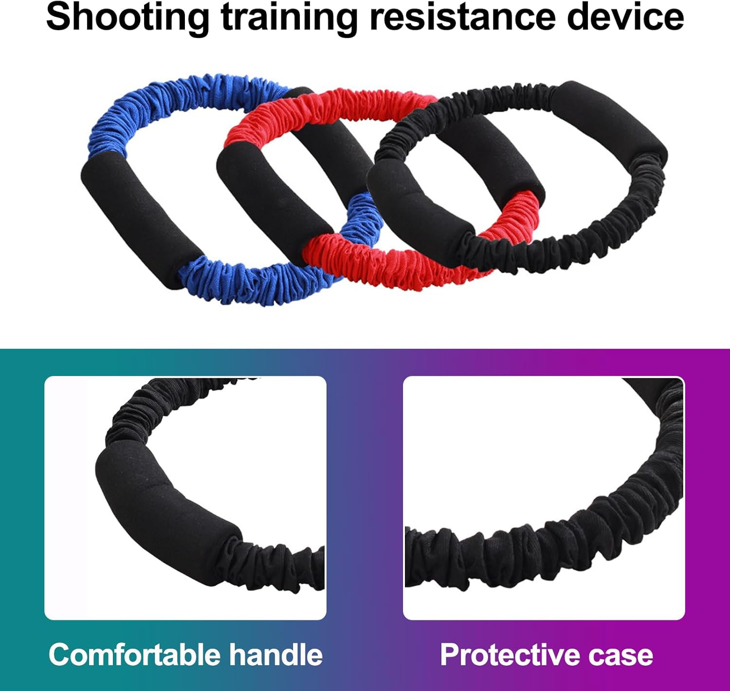 Archery Training Device Bow Trainer 25 35 45 Lbs Arm Strength Training Band Rubb