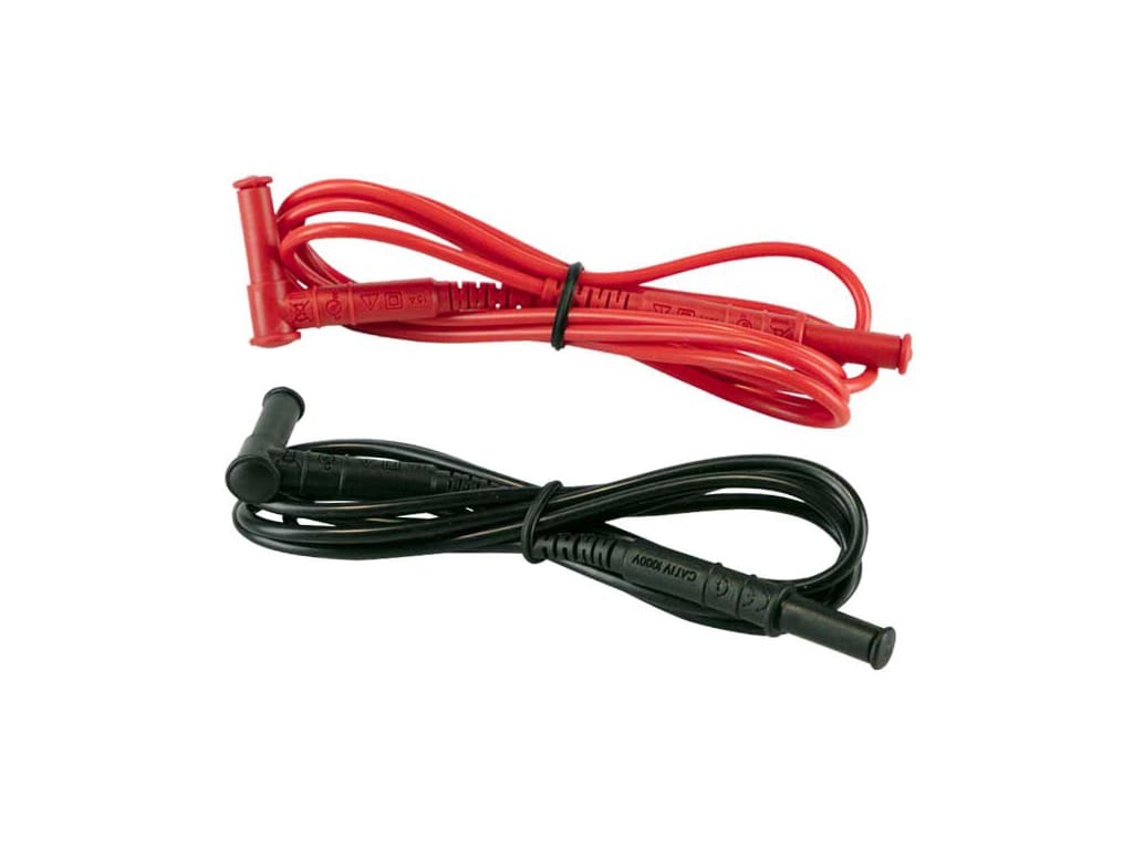 AEMC 5000.94 - Set of 2 Lead, 5ft Silicone Color-Coded (Red/Black)