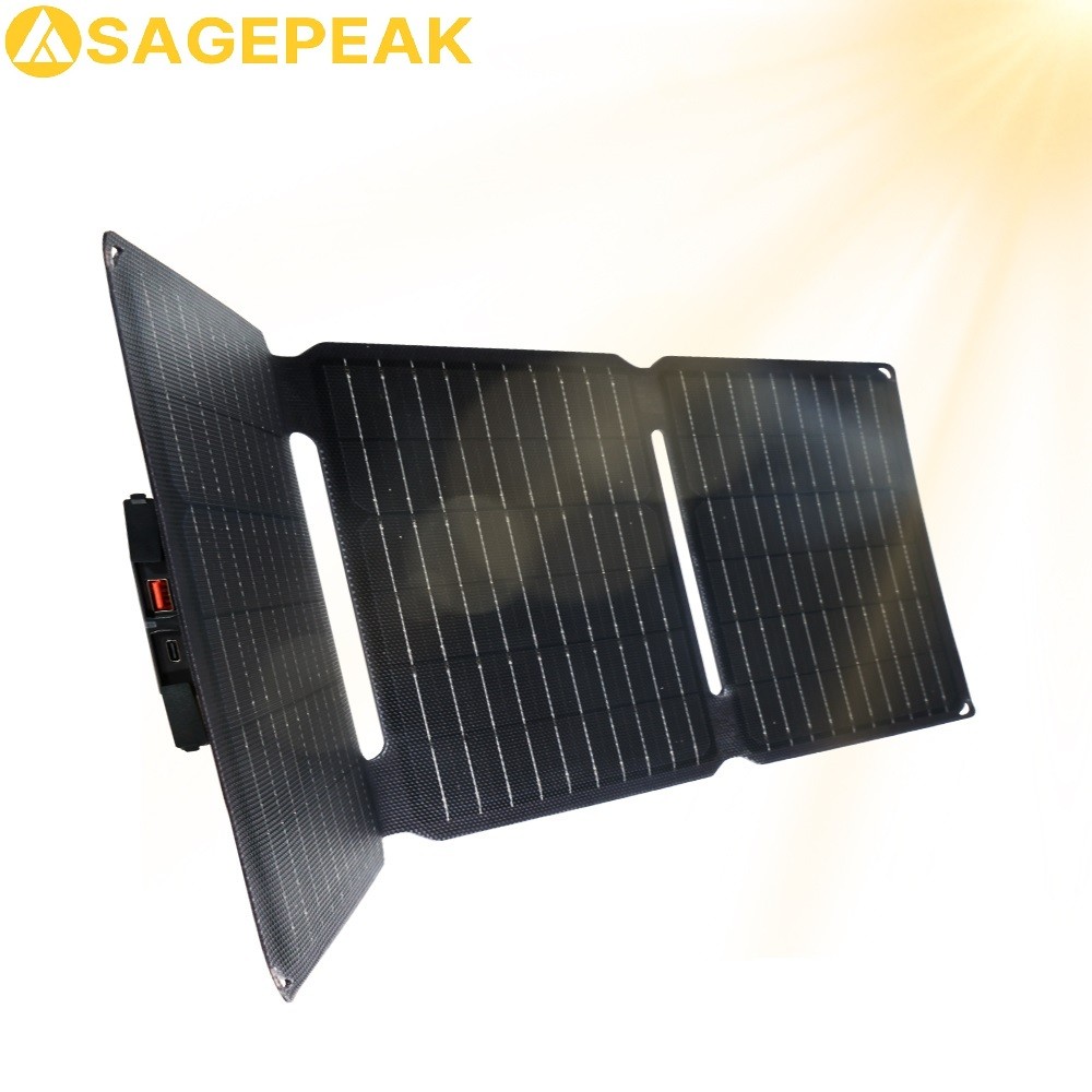 30W 40W Solar Panel Charger Foldable Portable 5V 3A 9V 2A for Camping Trip