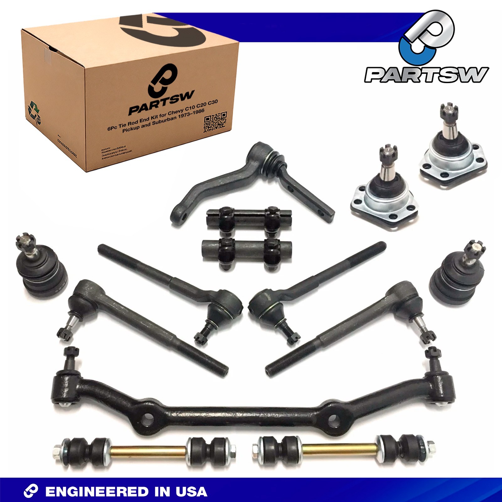 14 Pc New Suspension Steering Kit for Chevrolet Blazer S10 GMC Jimmy S15 Sonoma