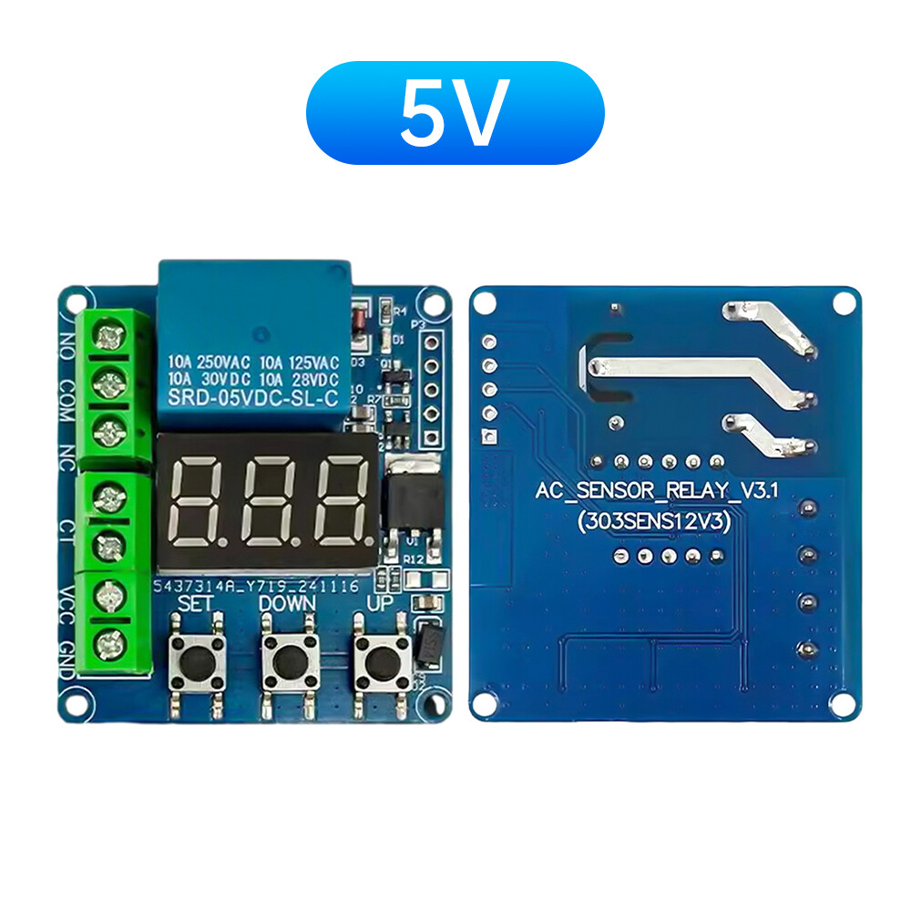 5A Overcurrent Protection Module AC Current Detection Overload Protection 5V 12V