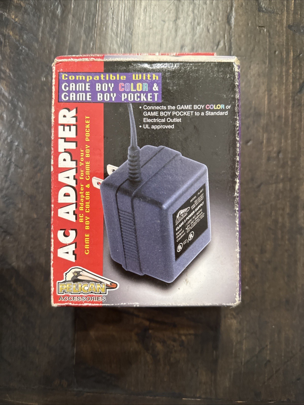 Pelican PL-801 Power Supply For Nintendo Gameboy Color And Pocket Black New