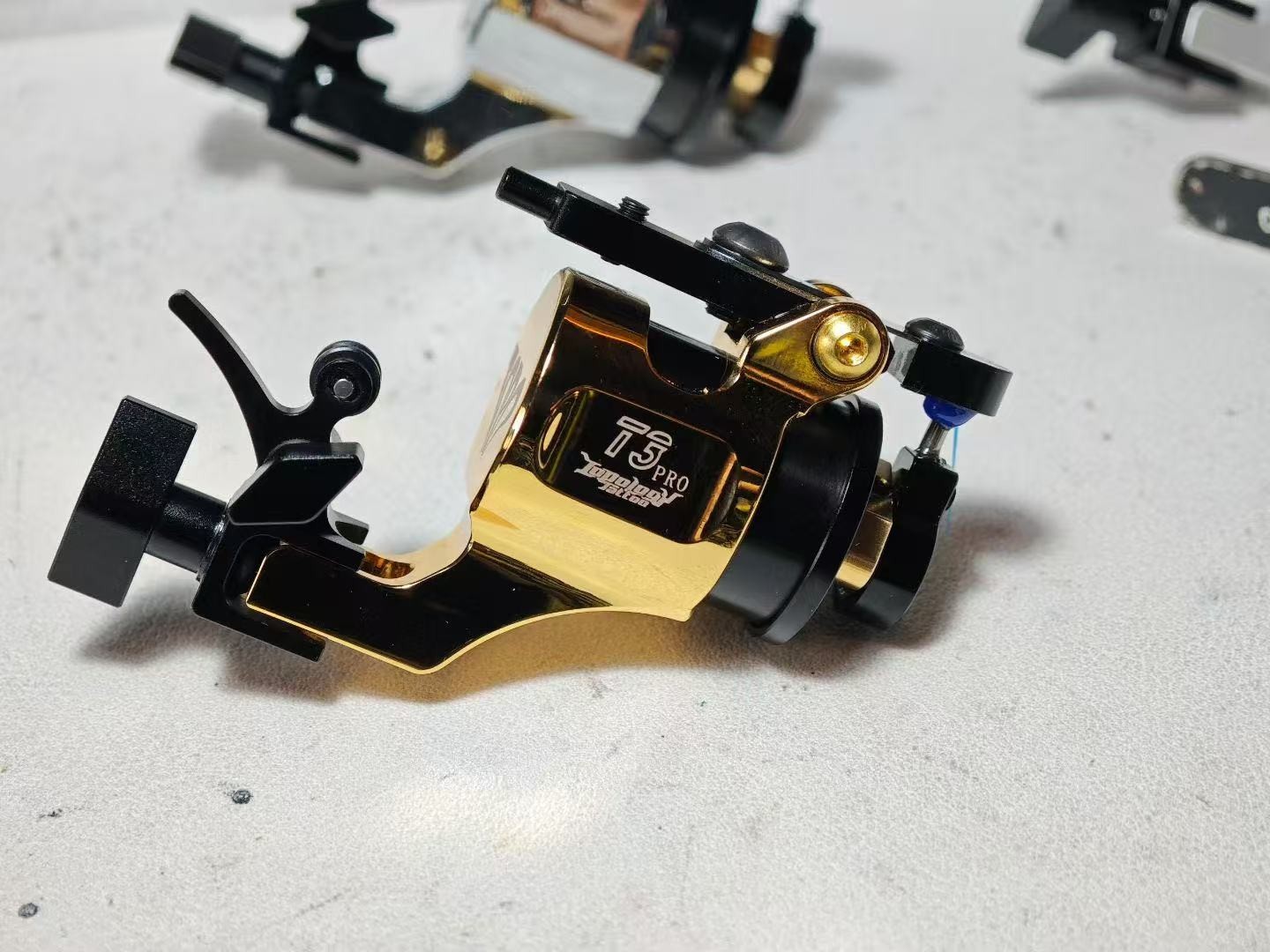 T3 Shrapnel Motor Rotary Tattoo Machine Gun Brass CNC frame