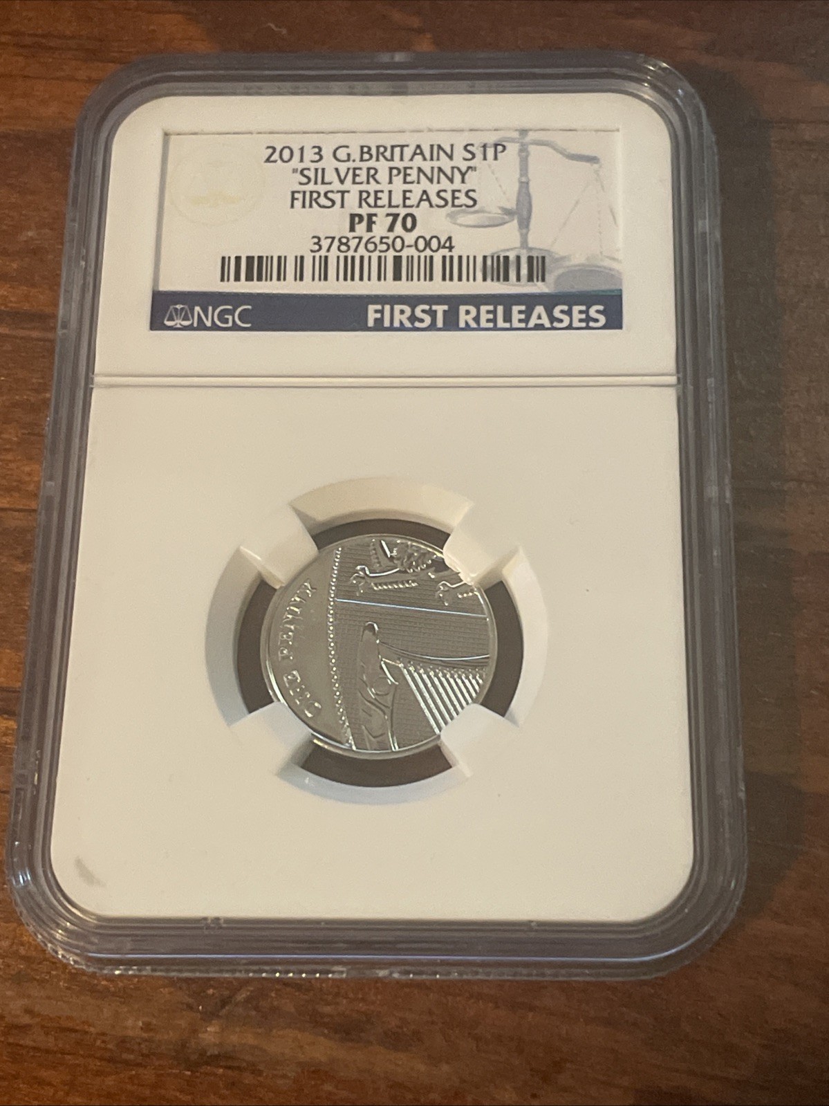 2013 G. BRITAIN SILVER PENNY NGC PF70 first releases , Top Pop!