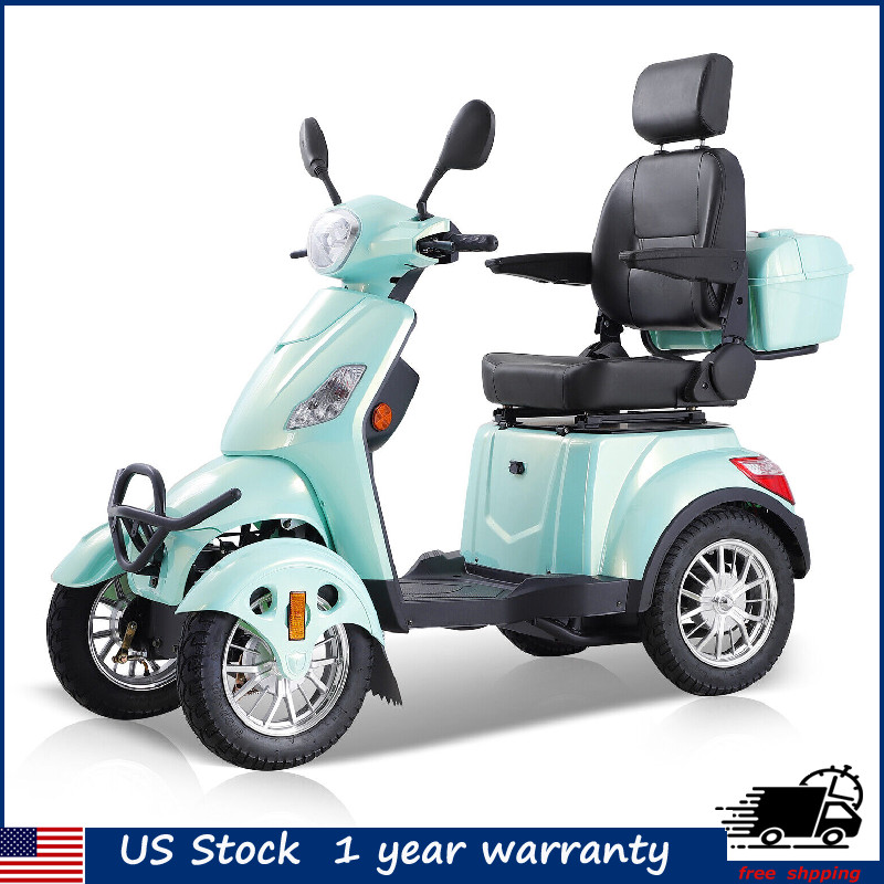 Four Wheels Travel Mobility Scooter 800W 60V 20AH Battery Motor fit Adult Senior