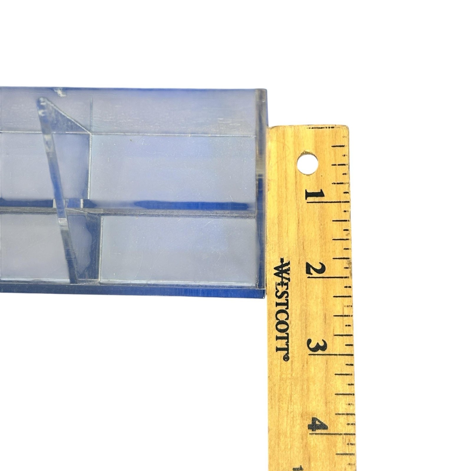 Clipper Blade Plastic Organizer Multi-Compartment Long Tray Wall Storage