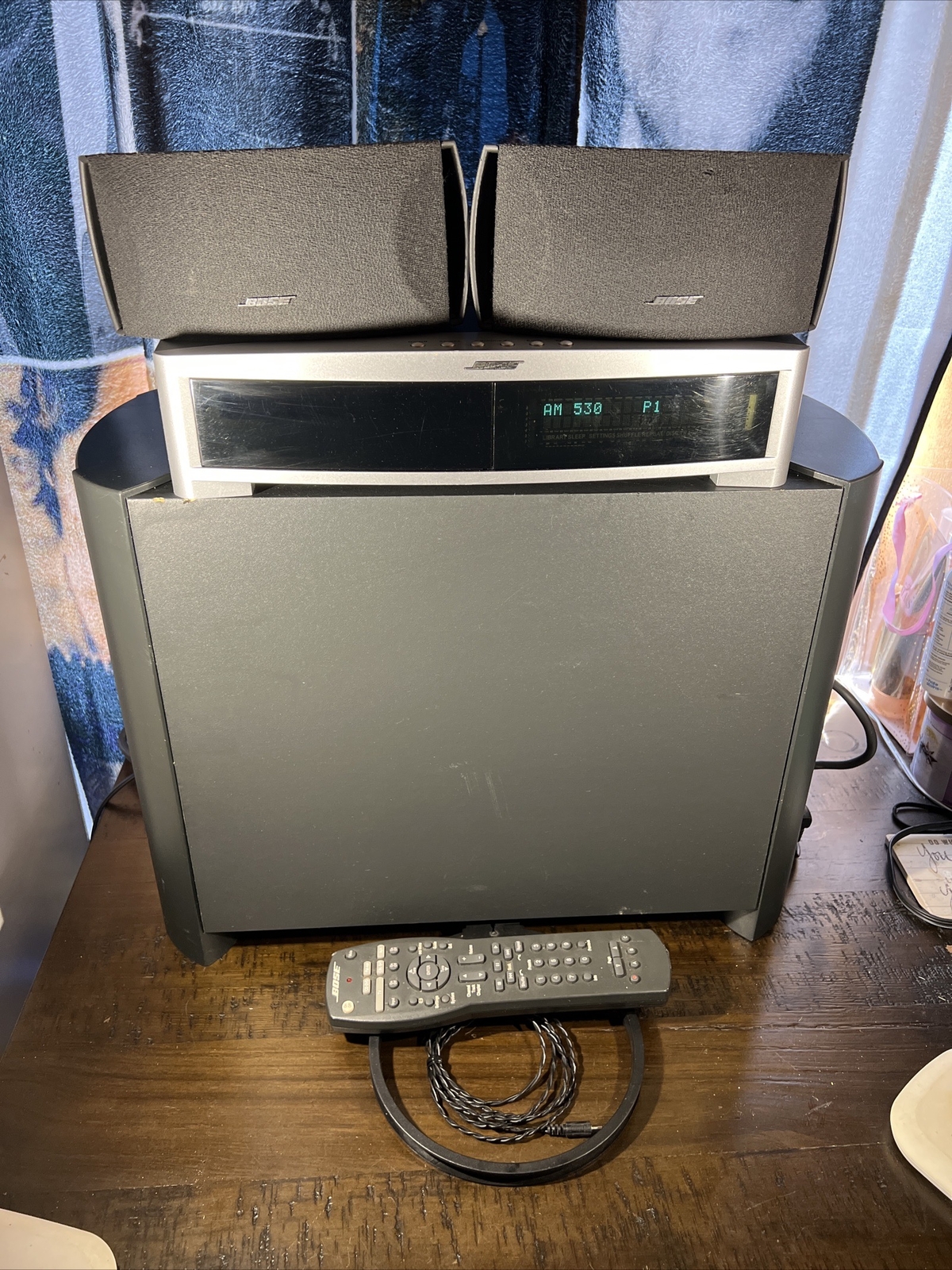 Bose AV3-2-1 Series II Media Center w/PS3-2-1 II  Speaker+ Cables See Desc!!!!