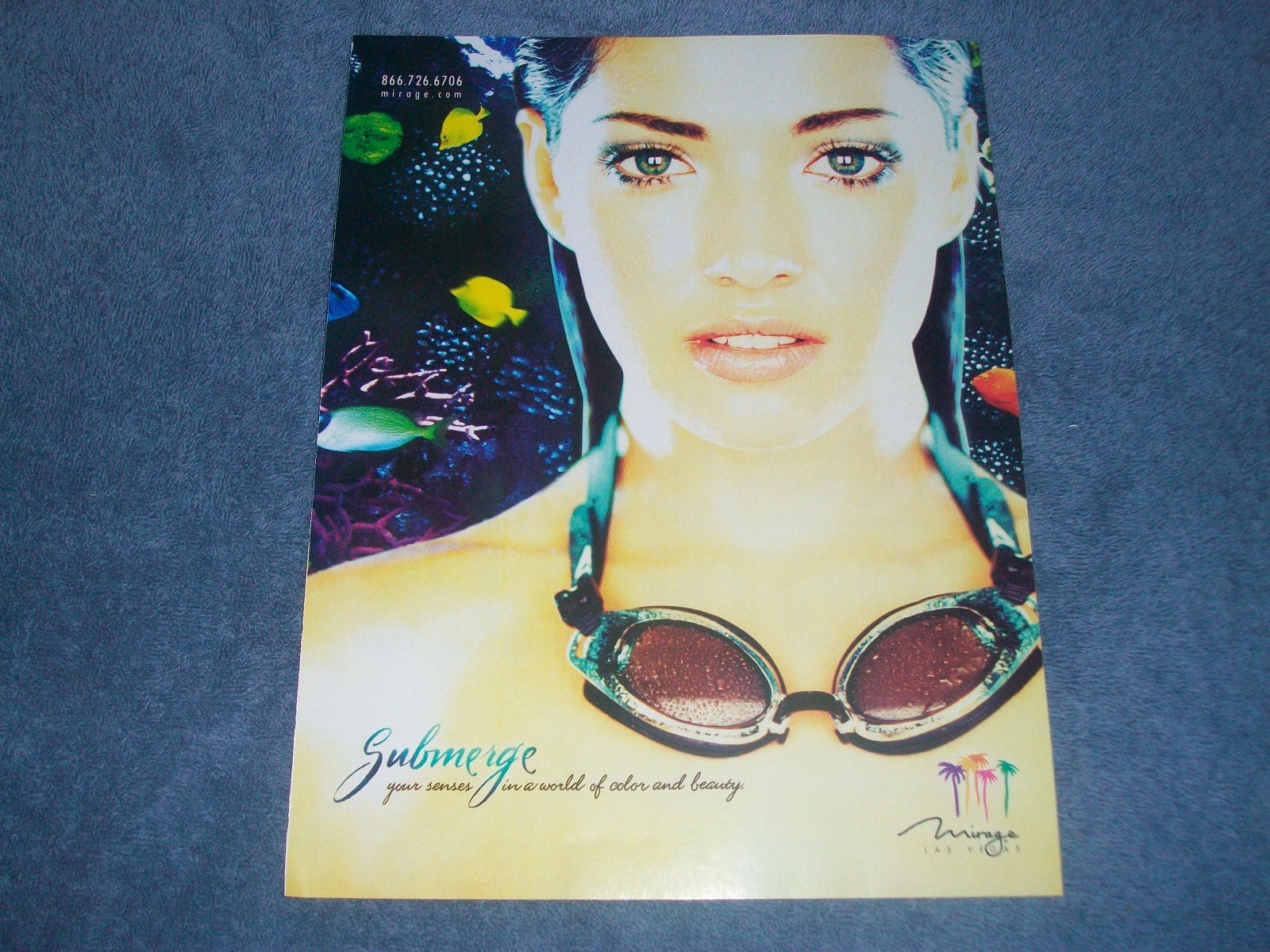 2002 Mirage in Las Vegas Casino Ad with Submerge