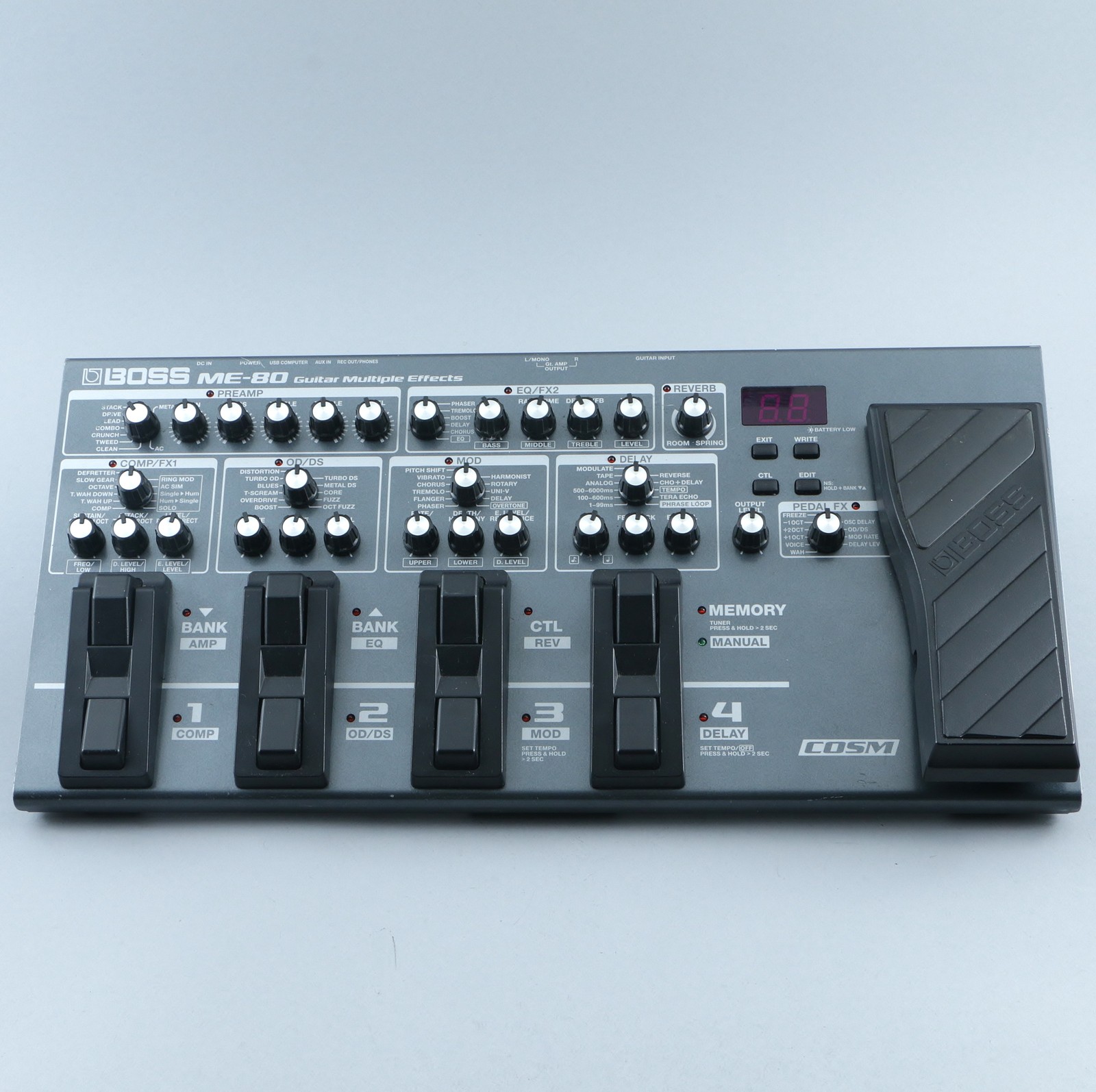 Boss ME-80 Guitar Multi-Effects Pedal P-30587