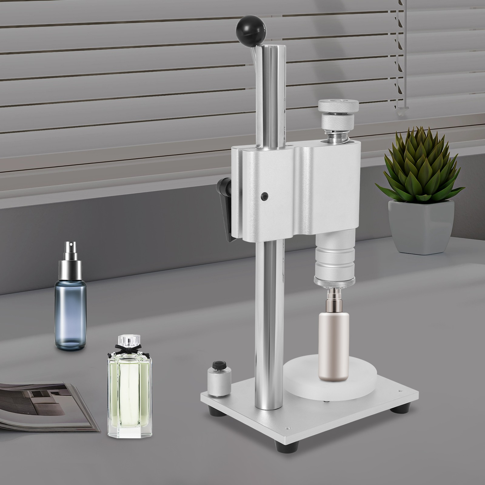Manual Perfume Bottle Capper – Adjustable, Durable Capping Tool for Crafts