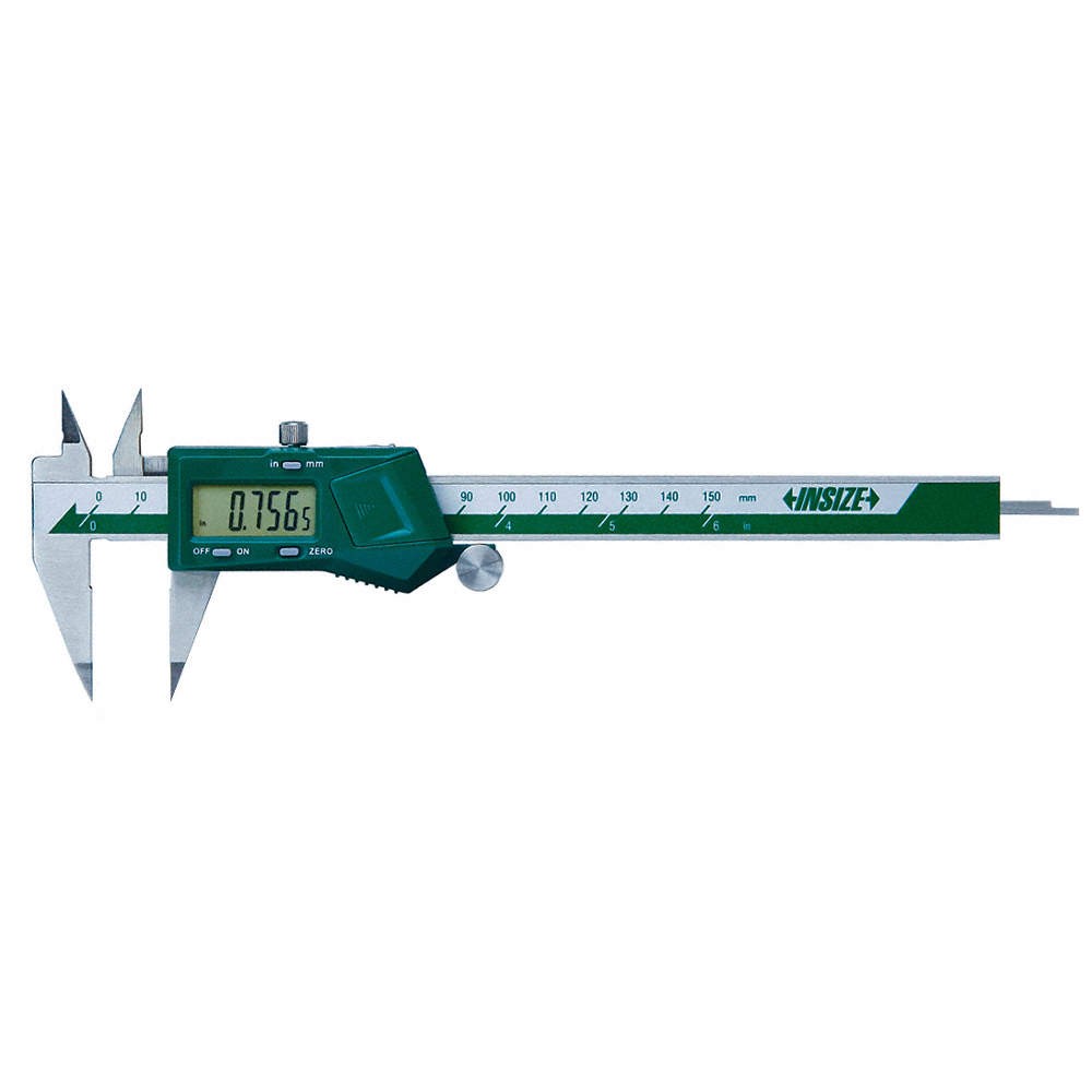 INSIZE 1183-150A Digital Caliper,SS,0-6"/0-150mm Range 408P18
