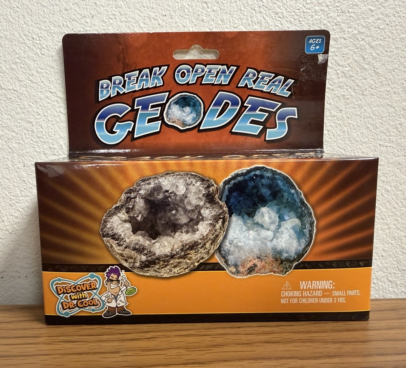 Break Open Real Geodes Discover With Dr Cool 2 Real Geodes Unused Kit