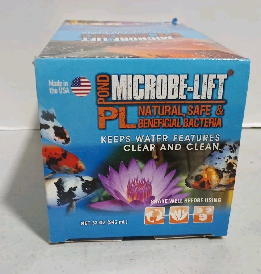 MICROBE-LIFT PL Pond Bacteria and Outdoor Water Garden Cleaner Safe for Live USA