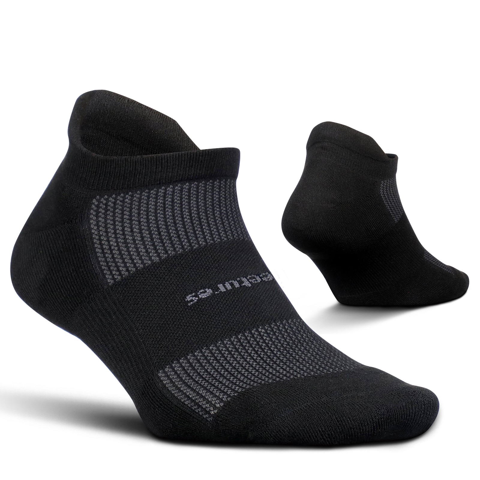 Feetures High Performance Max Cushion Ankle Sock with Heel Tab - Cornflower, S