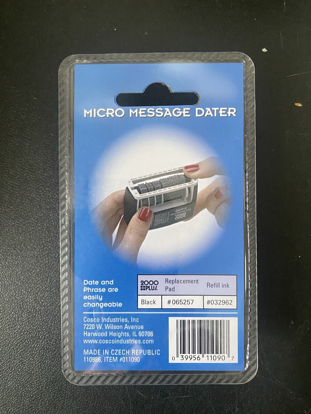New Micro Message Dater with 12 Changeable Messages Cosco 2000 Plus