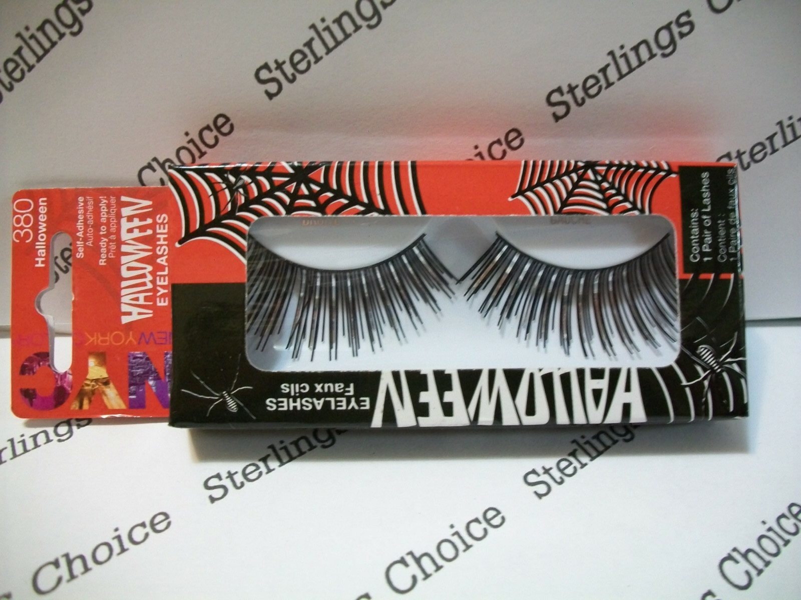 NYC Self Adhesive Eyelashes #380 Halloween 3 Pairs