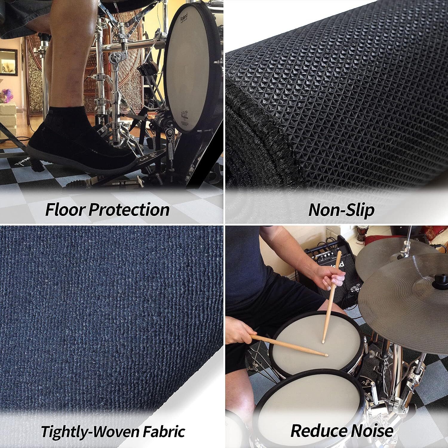 Drum Set Rug Drum Mat 4ft*6ft
