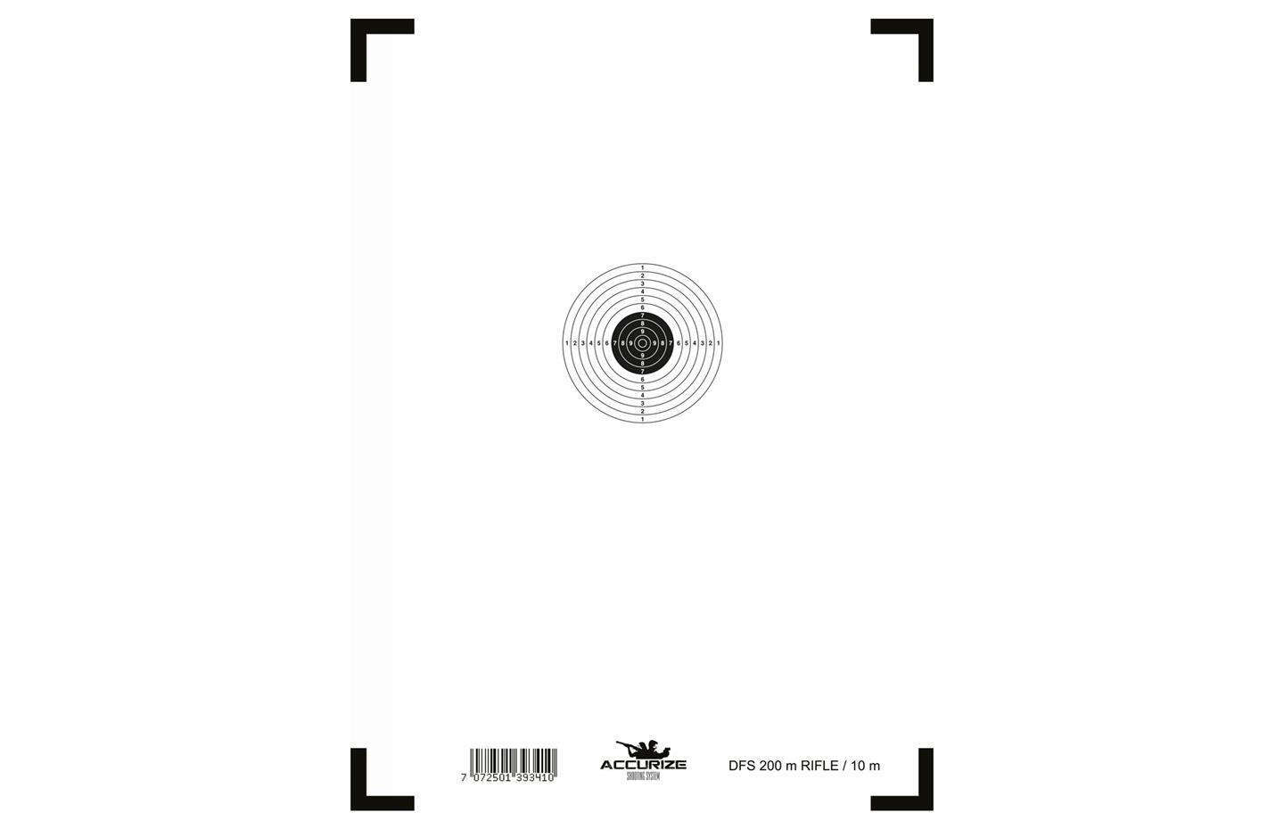 Front target for Accurize shooting system