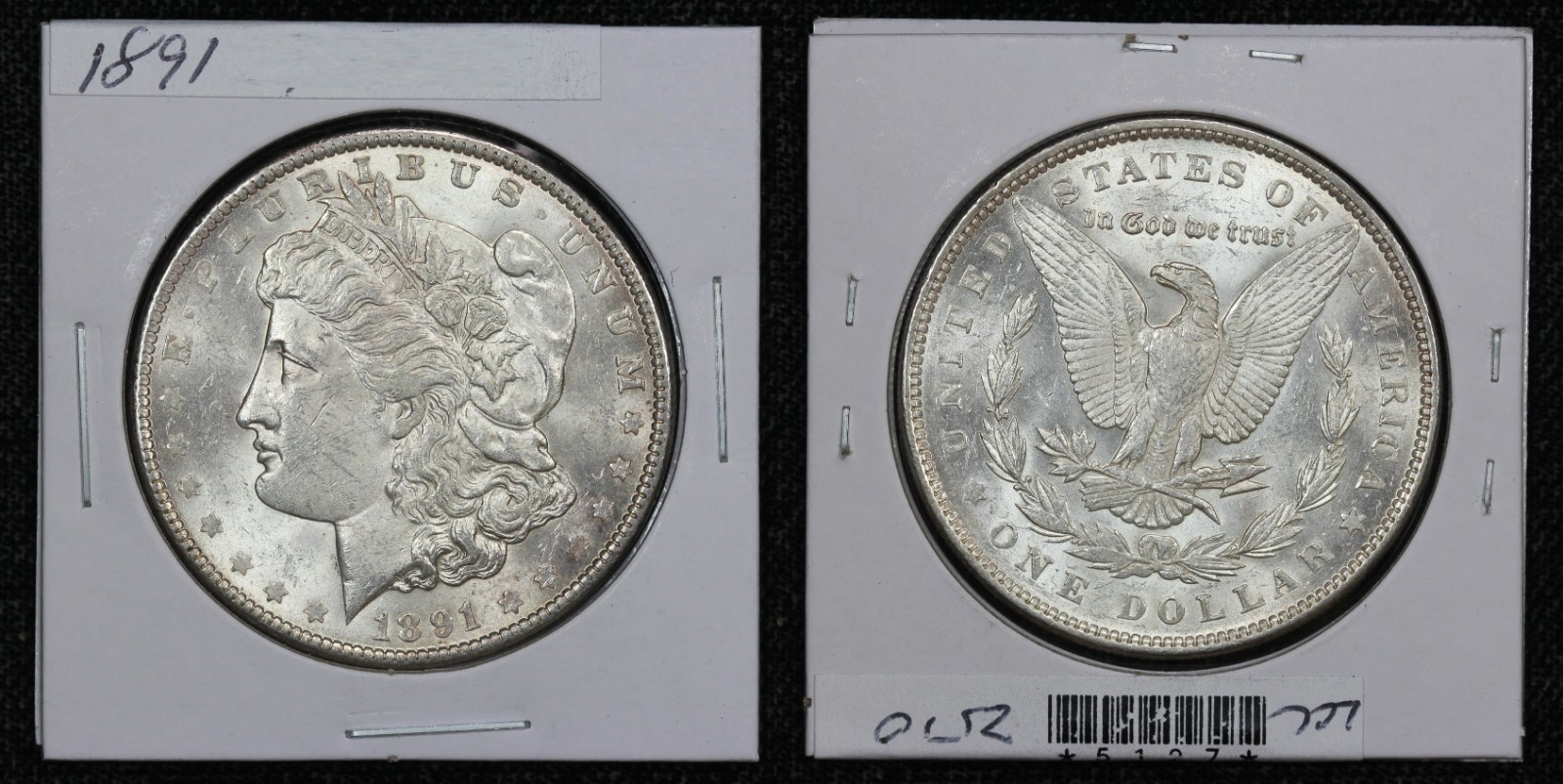 1891 Morgan Dollar BU 5127