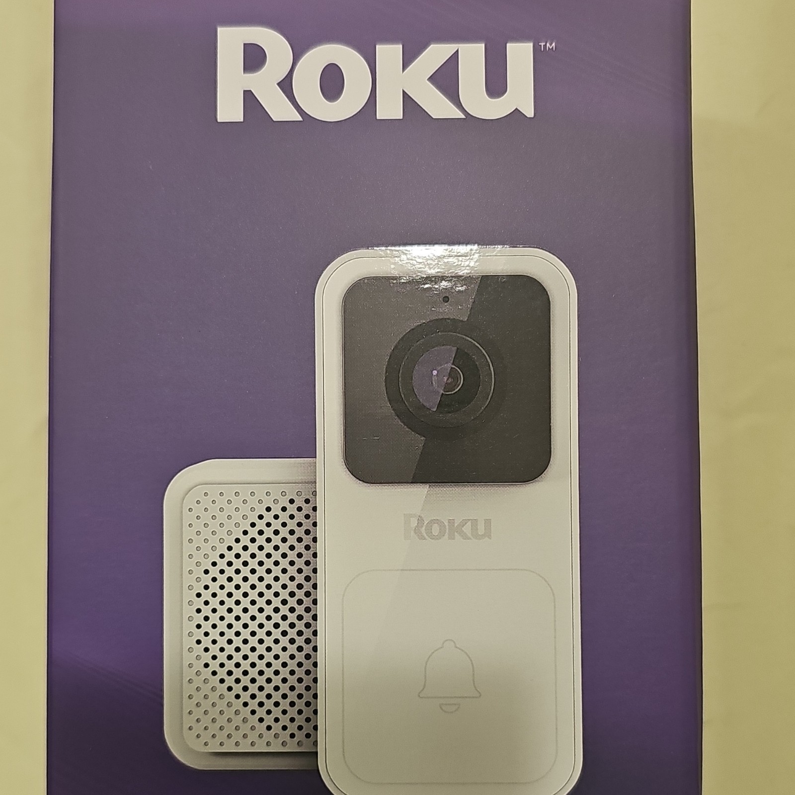 Roku Video Doorbell SE + Chime SE Wired Wi-Fi White Night Vision Two-Way