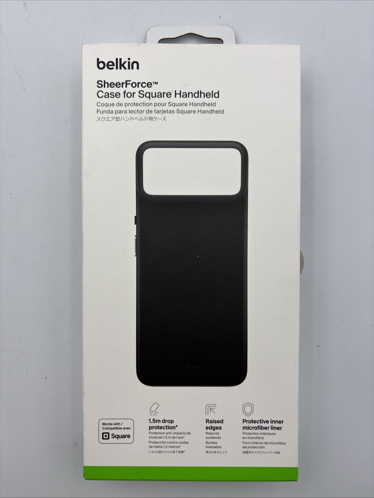 Belkin SheerForce Case for Square Handheld - Black -NEW