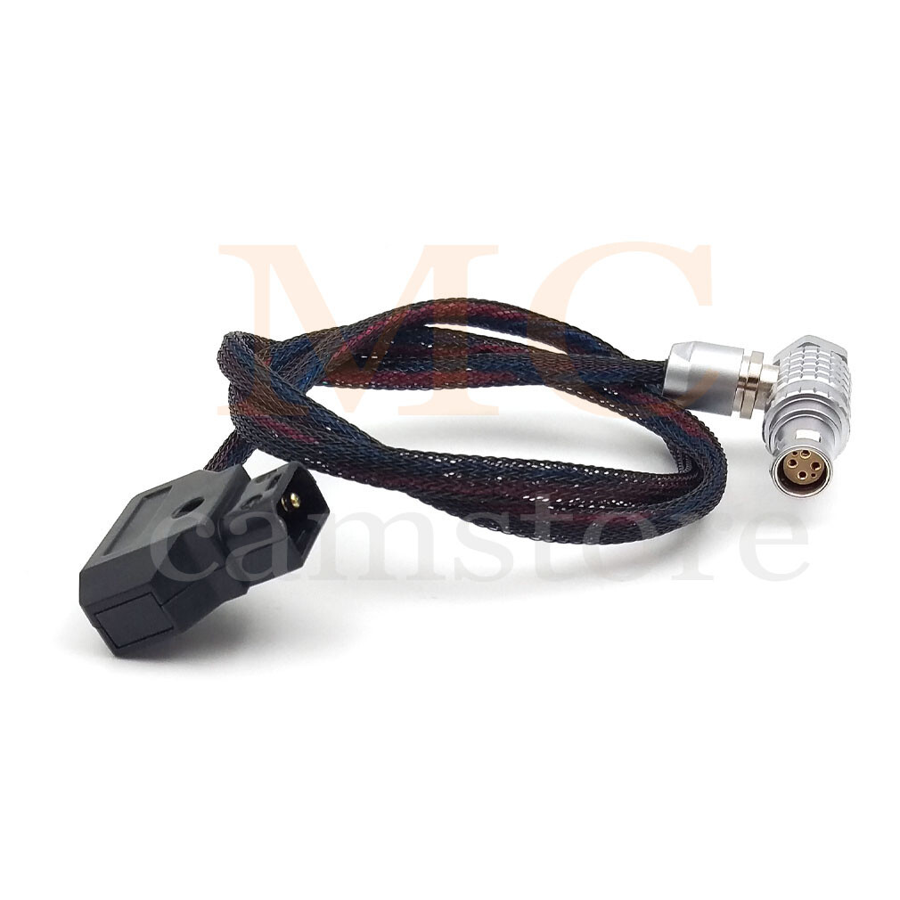 D-Tap to Right angle 1B 6 Pin Cable for DJI Ronin to power RED Epic Scarlet 1-3M