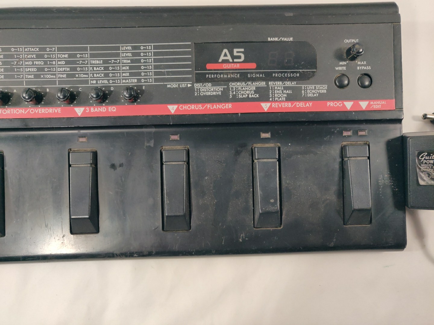 Korg A5 Bass Performance Signal Processor Multi Effect Guitar Pedal Read Descrip