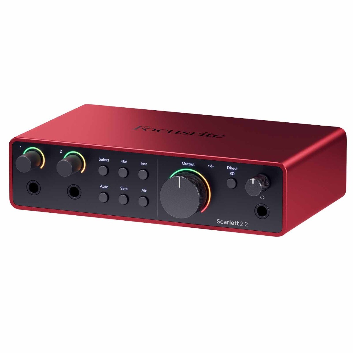 Focusrite Scarlett 2i2 Studio 4th Gen 2-in 2-out USB Audio Interface w Microp...