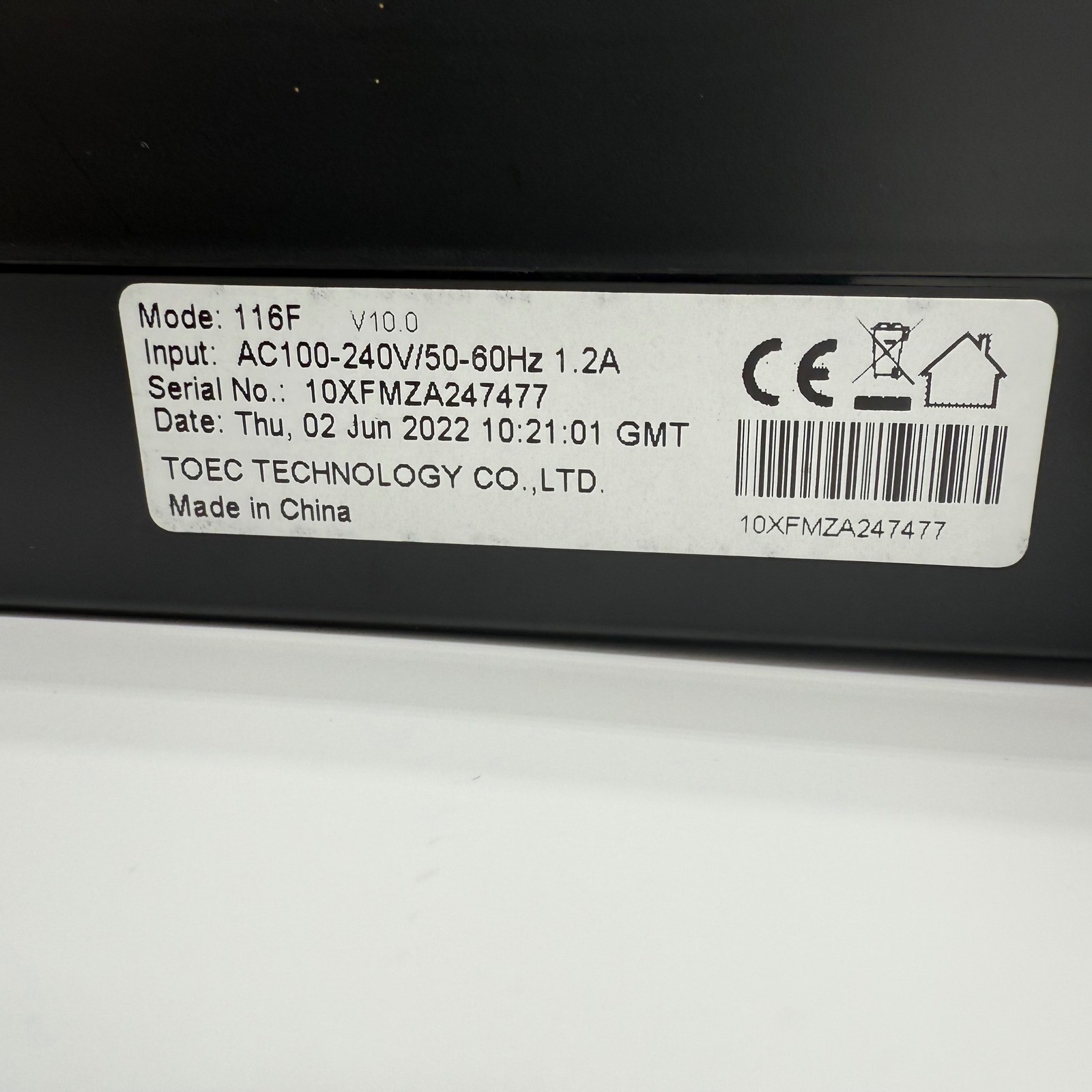Toec Technology 116F Tattoo Stencil Printer Machine Copy Machine AC100-240V