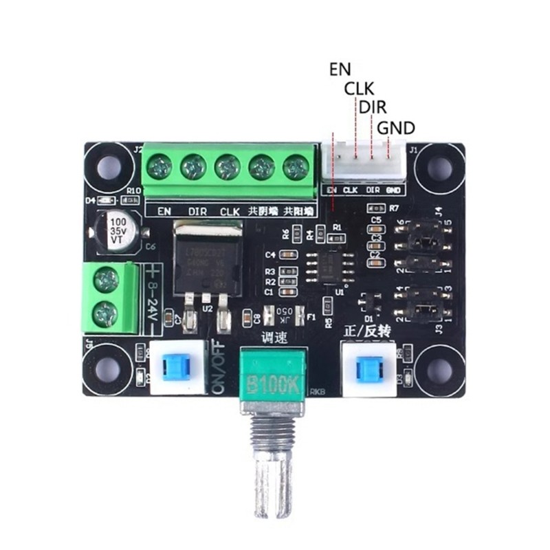 24V 12V Stepper Motor Driver Controller Module Speed Control Forward Reverse