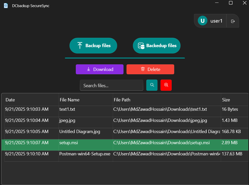 DCBACKUP- Windows PC External Secure Backup- LifeTime License Free DcCare 2 yrs