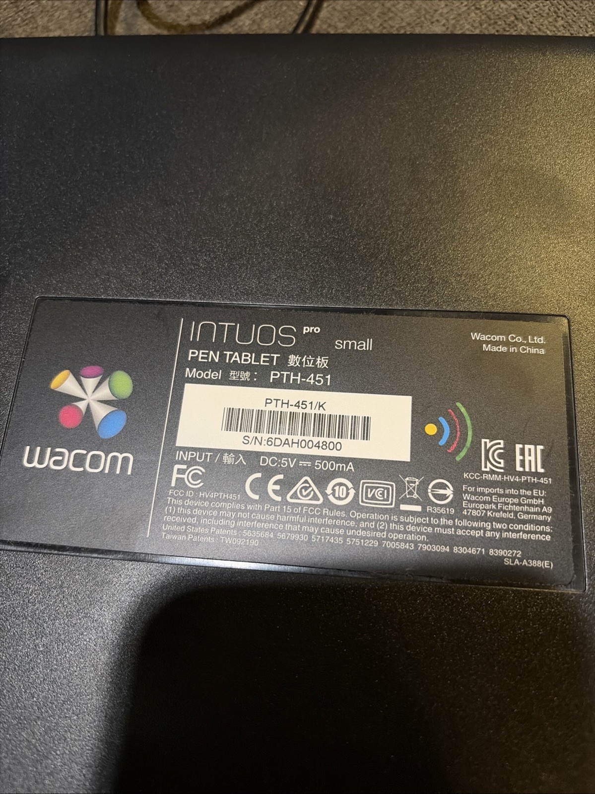 Wacom Intuos Pro Digital Graphic Drawing Tablet for Mac or PC, Small (PTH451)